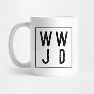 WWJD Square Mug